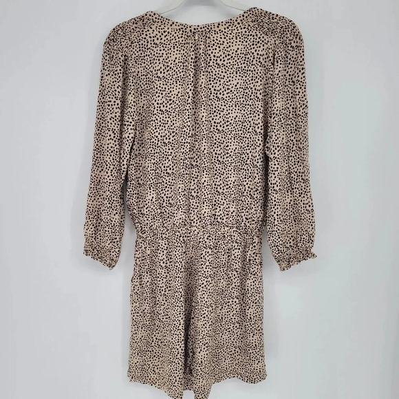 Anthropologie Beachgold animal print Romper Chelsea covet up size small - Picture 3 of 10